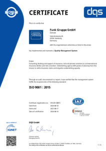 ISO 9001   Funk Gruppe GmbH   English