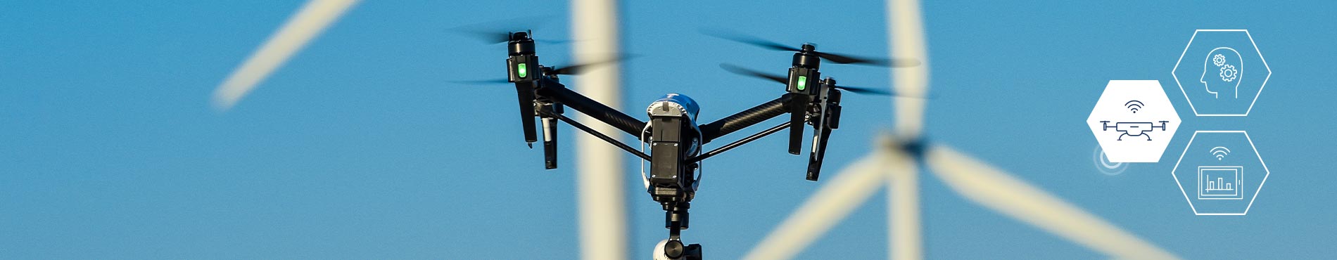 Inspektion von Windenergieanlagen mit Drohnen und KI 