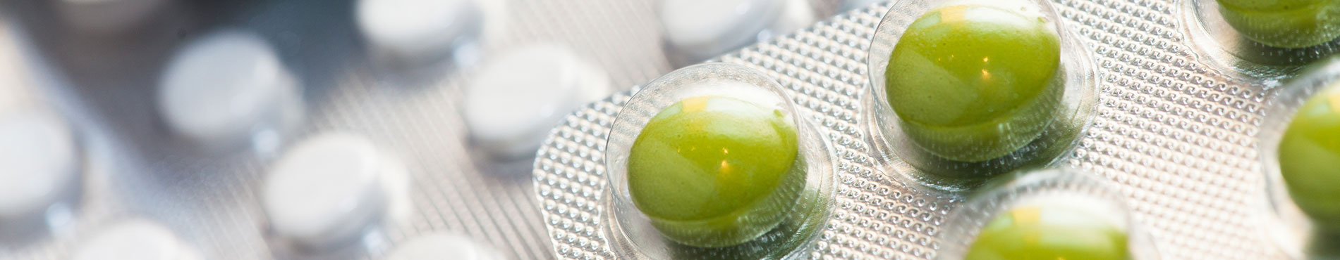 Nahaufnahme Tablettenverpackung