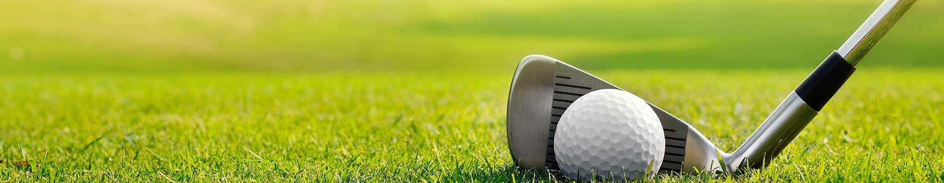 Nahaufnahme Golfplatz