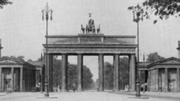 Das Brandenburger Tor in Berlin. 