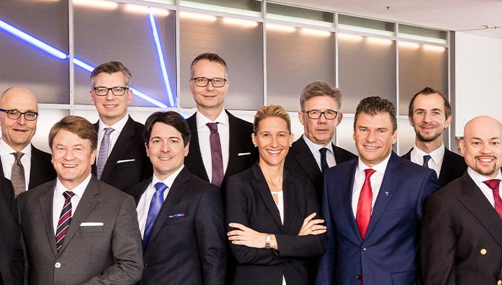 Gruppenfoto Management von Funk