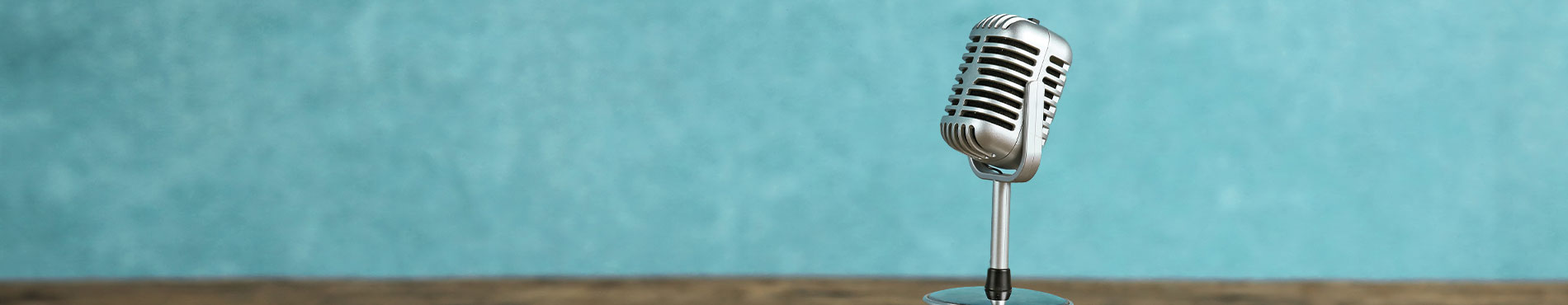 Nahaufnahme Mikrofon