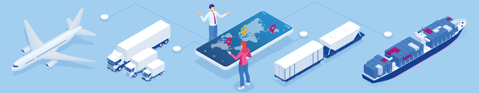 Vernetzung der verschiedenen Transportmittel