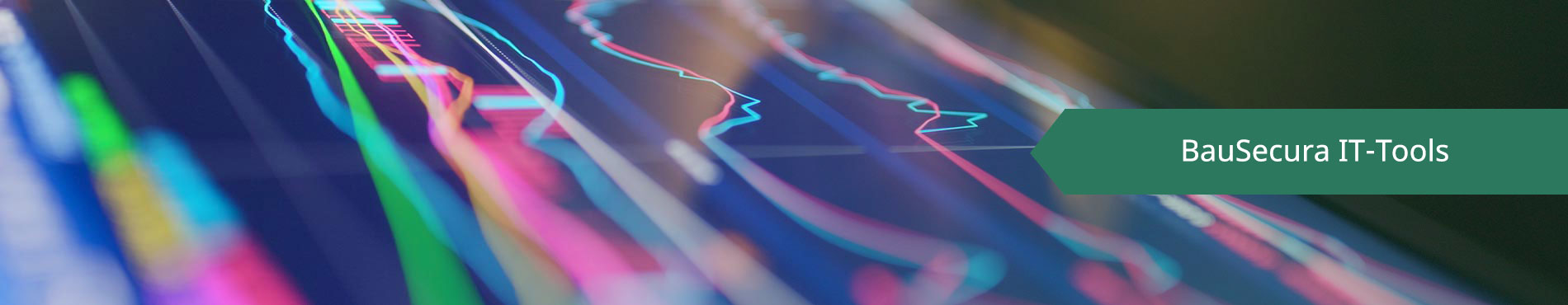 Bildschirm mit Diagrammen zeigt die papierlose Abwicklung von Gebäude-Versicherungsschäden mit BauSecura IT-Tools