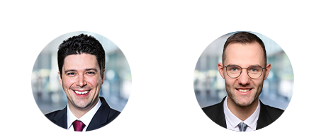 Porträtfotos von Alexander Ramcke und Manuel Zimmer Funk Gruppe